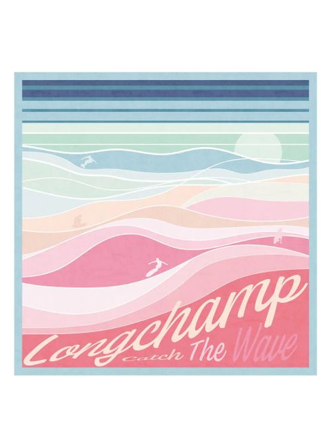 Longchamp En Pleine Vague silk scarf - Neutrals - zdjęcie produktu nr 1