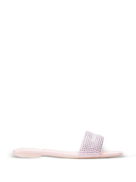 Alexander Wang VY crystal-embellished slides - Pink - zdjęcie produktu nr 1