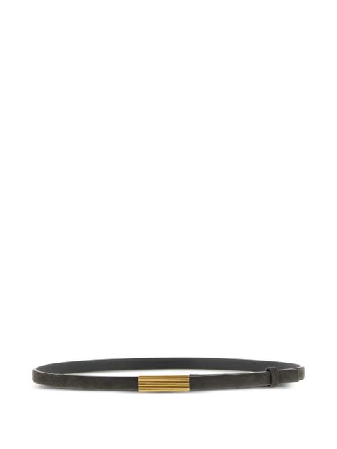 KHAITE leather belt - Brown - zdjęcie produktu nr 1