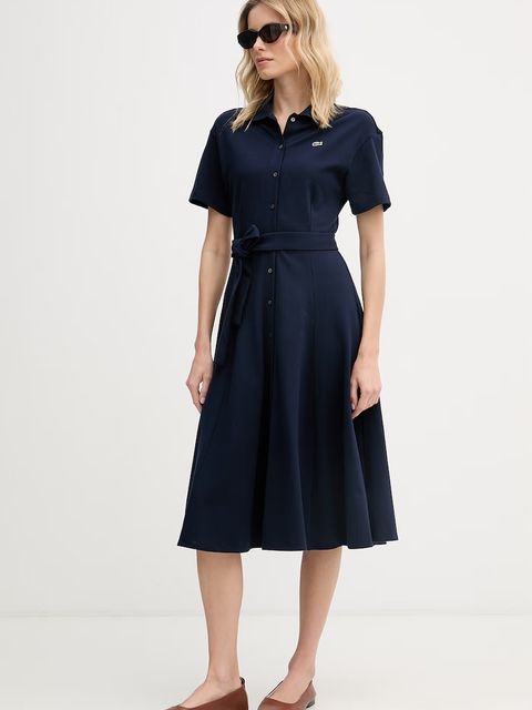 Lacoste sukienka letnia bawełniana - zdjęcie produktu nr 1