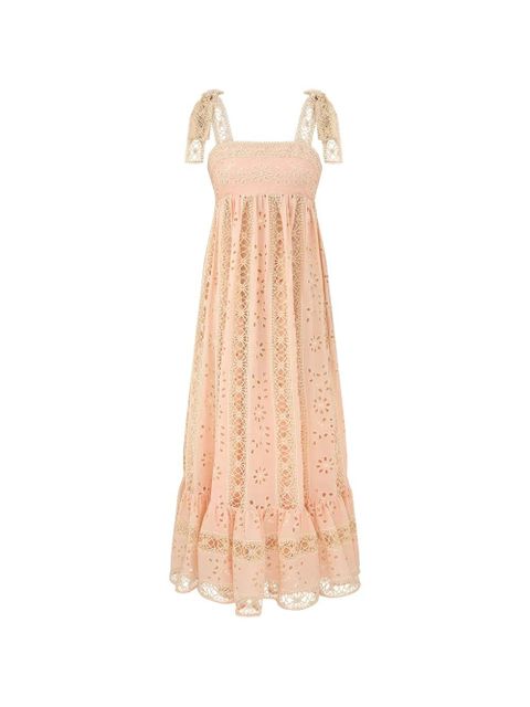 ZIMMERMANN textured stripe maxi dress - Pink - zdjęcie produktu nr 1