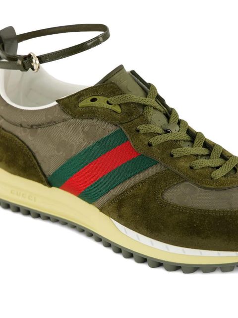 Gucci Re-Motion ankle-strap sneakers - Green