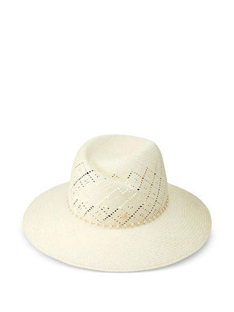 Maison Michel Virginie perforated hat - Neutrals - zdjęcie produktu nr 1