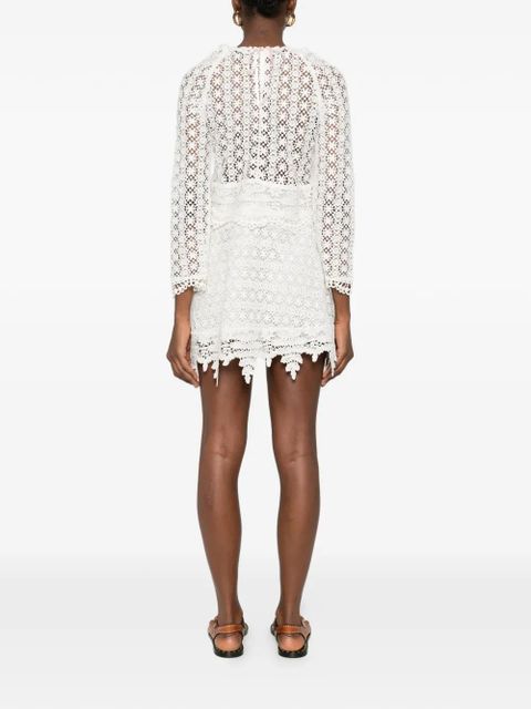 ISABEL MARANT open-knit dress - White