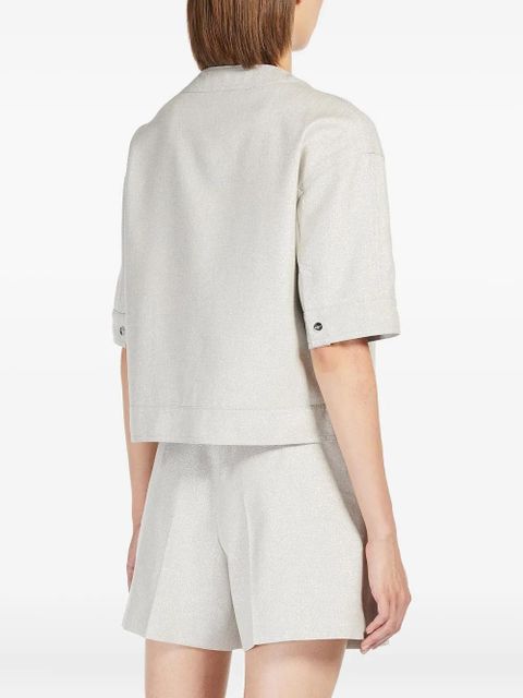 Max Mara short-sleeves jacket - Silver
