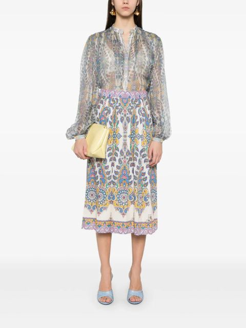 ETRO paisley blouse - Grey - zdjęcie produktu nr 2