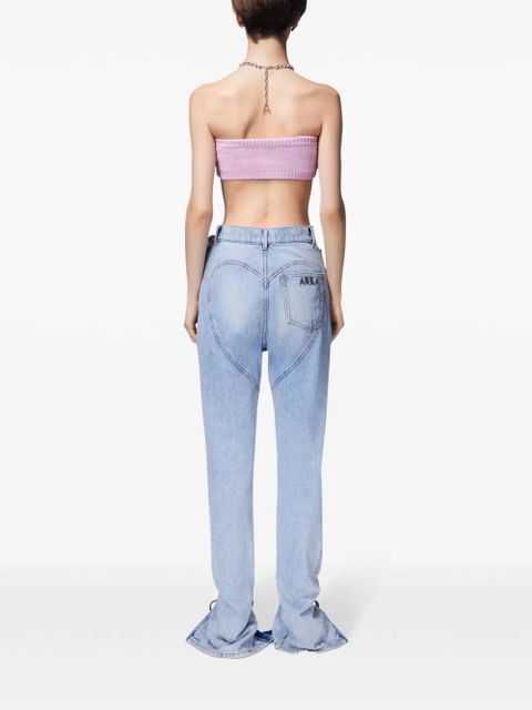 AREA Crystal Butterfly knitted bandeau - Pink - zdjęcie produktu nr 2