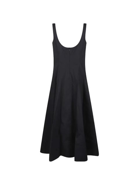 STAUD square-neck sleeveless midi dress - Black - zdjęcie produktu nr 2