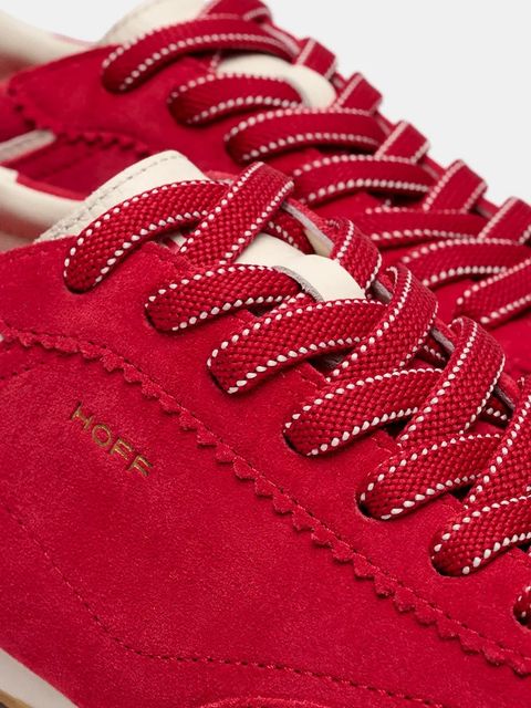 Hoff sneakersy zamszowe BRIDGE kolor czerwony 22561027