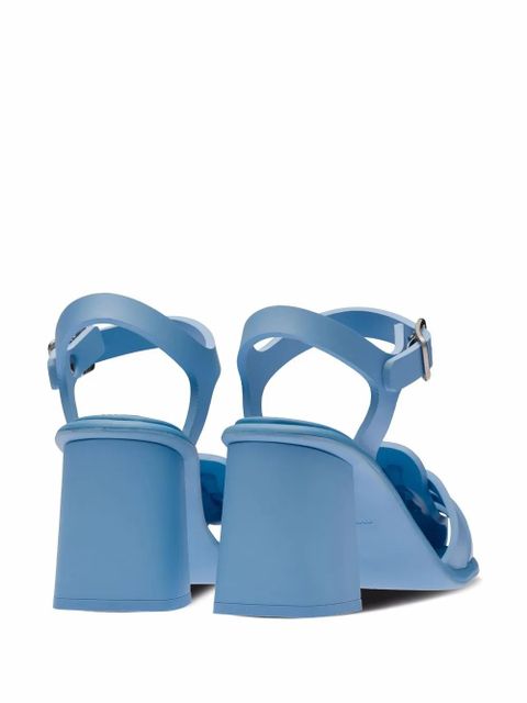 Miu Miu EVA ankle strap 85mm sandals - Blue