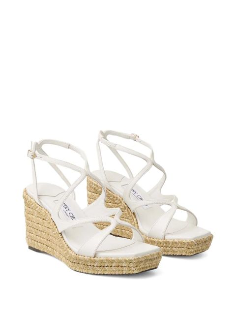Jimmy Choo 85mm Ayla espadrilles - White