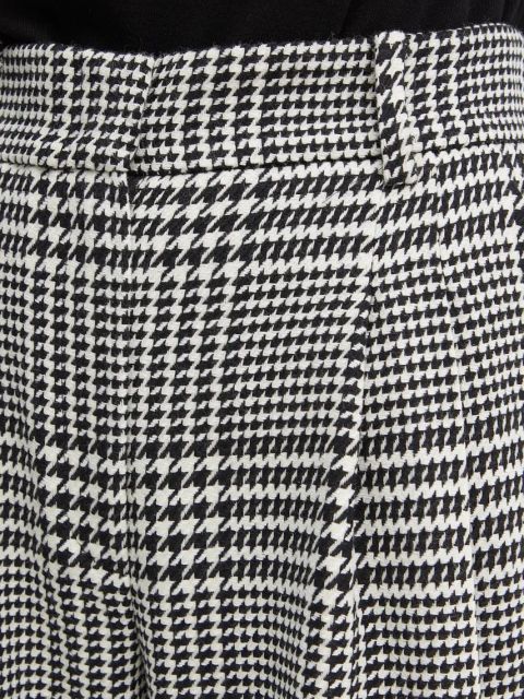 Luisa Spagnoli spodnie wełniane ODINETTE kolor czarny proste high waist 541405