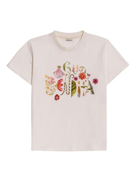 Agua By Agua Bendita Gea floral-print T-shirt - White - zdjęcie produktu nr 1
