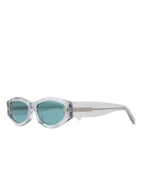 Givenchy Eyewear geometric-frame sunglasses - Grey - zdjęcie produktu nr 2
