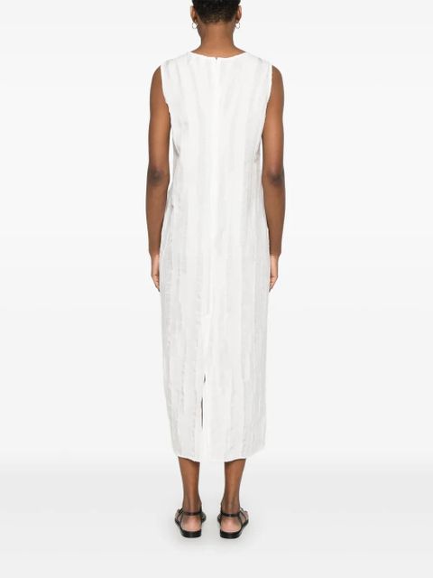 LouLou de Saison Minga midi dress - White