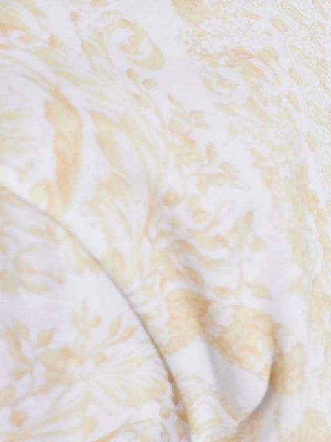 Versace Barocco-print T-shirt - White