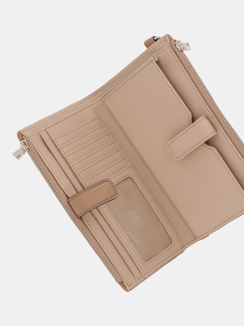 Guess portfel VALLA damski kolor brązowy SWQG81 22157 - zdjęcie produktu nr 2