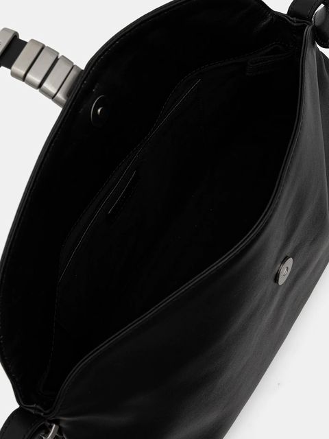 Pinko torebka skórzana Horizontal kolor czarny 105049 A1ZX