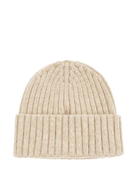 MC2 Saint Barth Wengen logo-embroidery beanie hat - Neutrals - zdjęcie produktu nr 2