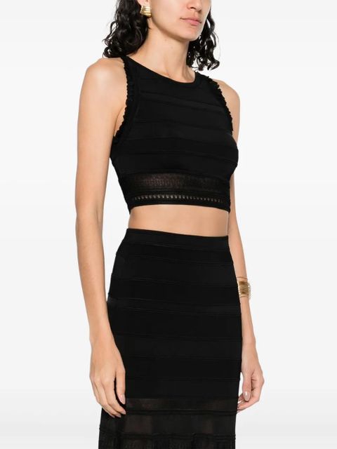 SANDRO sleeveless top - Black