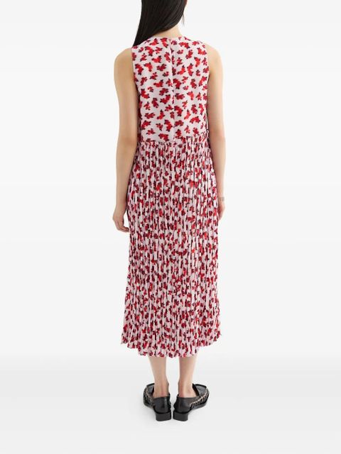 Jil Sander floral-print midi dress - Pink