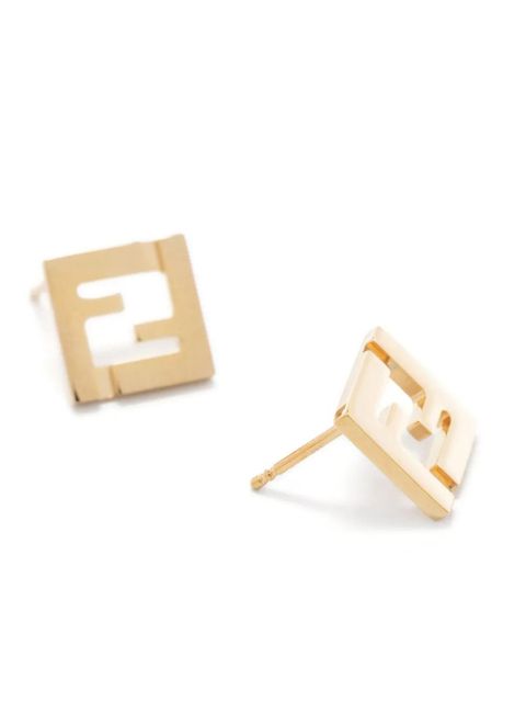 FENDI Orecchini FF stud earrings - Gold