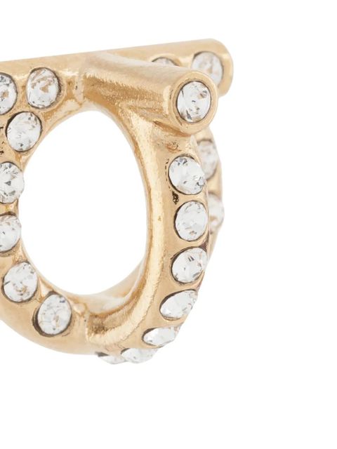 Ferragamo Gancini-motif earrings - Gold