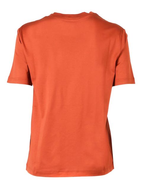 Max Mara logo-embroidered T-shirt - Orange - zdjęcie produktu nr 2