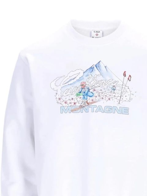 Casablanca montagne-print sweatshirt - White - zdjęcie produktu nr 2
