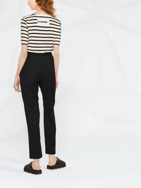 ETRO slim-fit tie-fastening trousers - Black