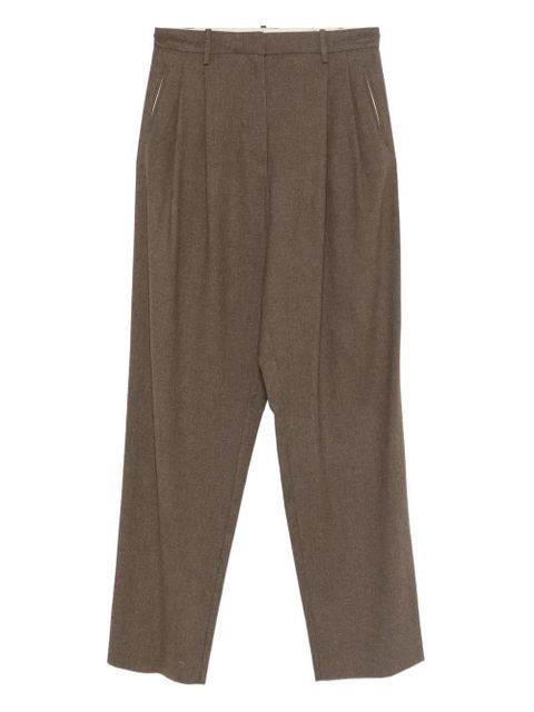 Alysi pleated trousers - Brown - zdjęcie produktu nr 1