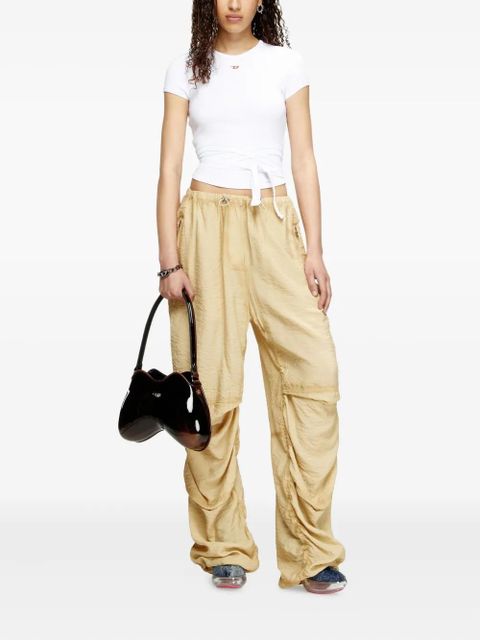 Diesel T-Bunny-Tail knot-detail T-shirt - White - zdjęcie produktu nr 2