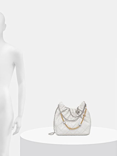 Tory Burch torebka skórzana Fleming kolor biały 164022-100