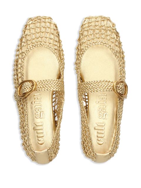 Cult Gaia Gina ballerina shoes - Gold