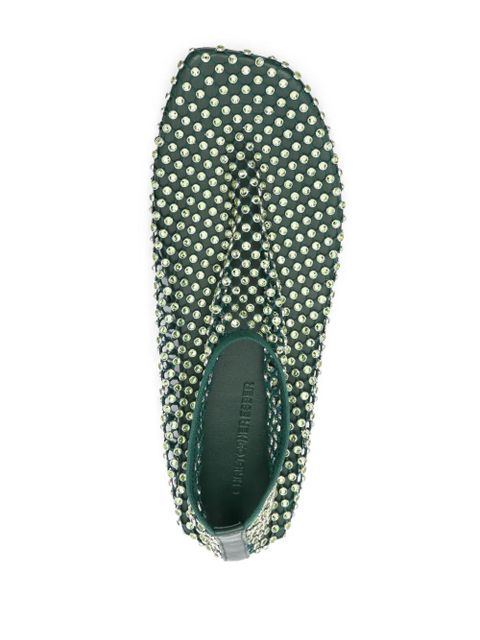 Christopher Esber Minette ballerina flats - Green