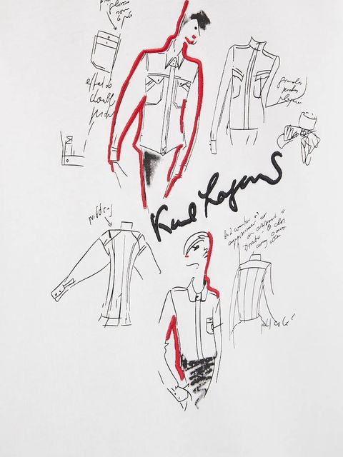 Karl Lagerfeld t-shirt bawełniany damski kolor biały A3W17100