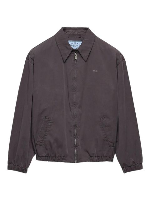Prada shirt-collar welt-pocket jacket - Grey - zdjęcie produktu nr 1