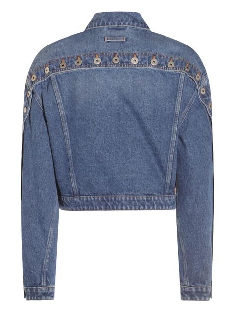Jean Paul Gaultier cropped denim jacket - Blue - zdjęcie produktu nr 2