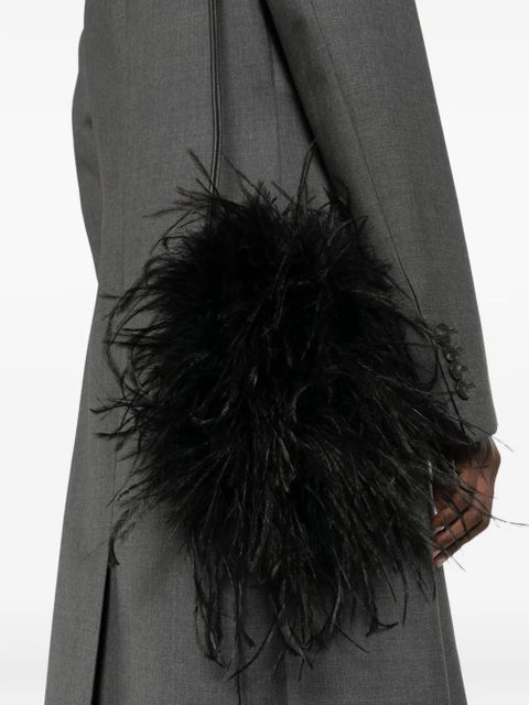 Yves Salomon feather satchel bag - Black - zdjęcie produktu nr 2