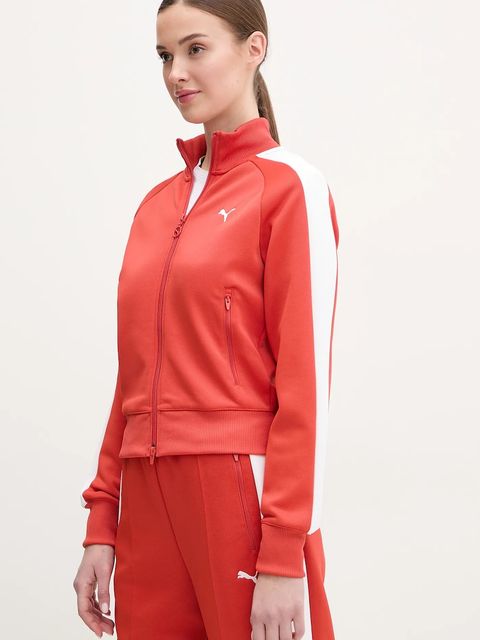 Puma bluza damska kolor pomarańczowy wzorzysta 629796 - zdjęcie produktu nr 1