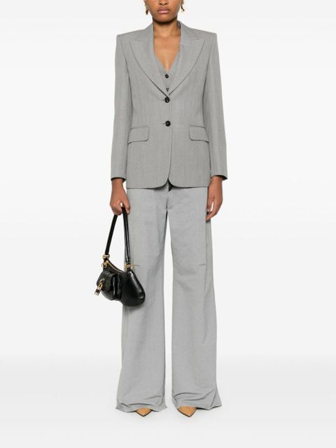 Chloé tailored wool blazer - Grey - zdjęcie produktu nr 2