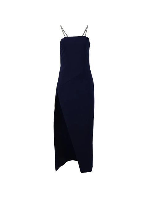 The Attico chain-strap midi dress - Blue - zdjęcie produktu nr 1