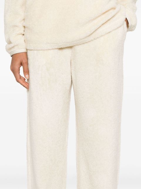 Moncler fleece track pants - White