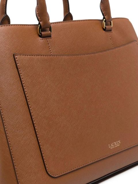Lauren Ralph Lauren Hanna leather satchel bag - Brown