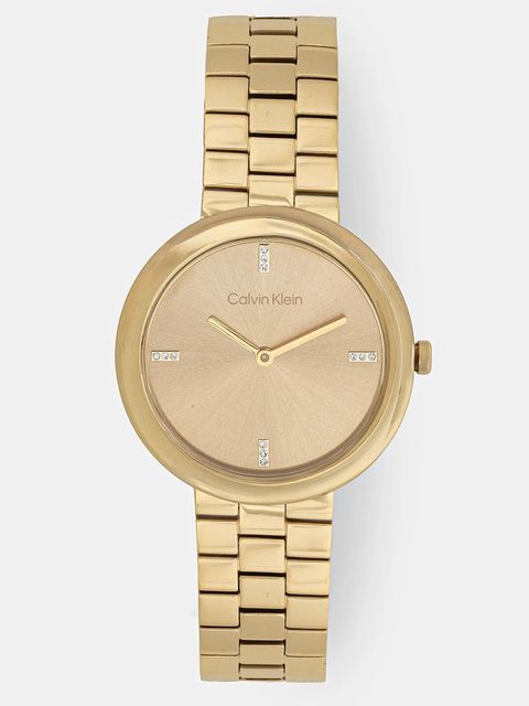 Calvin Klein zegarek damski kolor złoty 25100094 - zdjęcie produktu nr 1