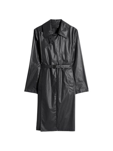 LEMAIRE belted collar wrap coat - Black - zdjęcie produktu nr 1