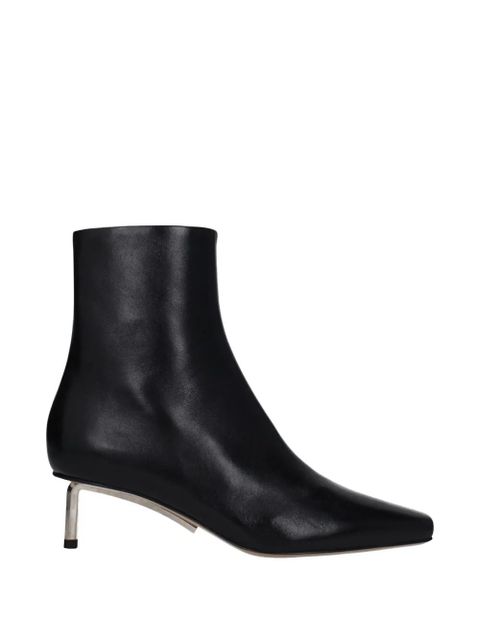 Off-White geometric-heel pointed-toe ankle boots - Black - zdjęcie produktu nr 1
