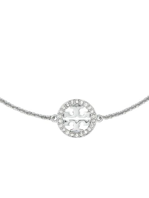 Tory Burch Icon pavé chain bracelet - Silver