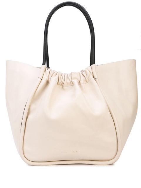Proenza Schouler XL Ruched tote - White