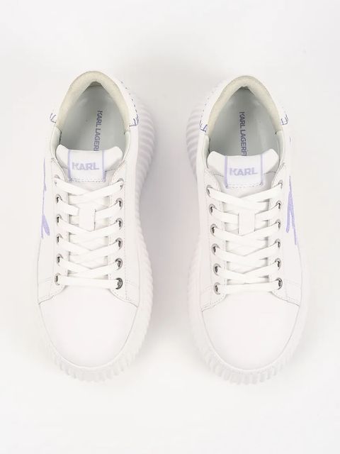 Karl Lagerfeld sneakersy skórzane KREEPER LO